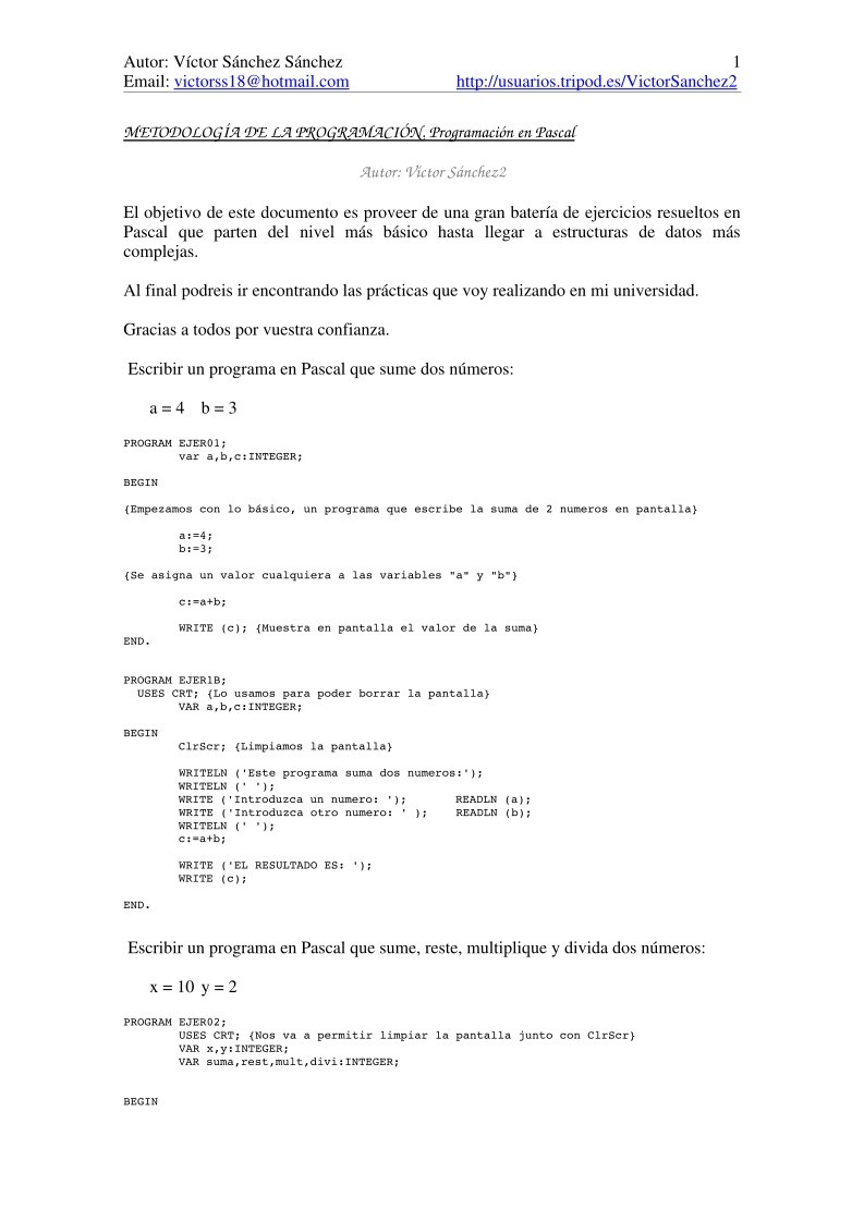 Imágen de pdf Metodología de la Programación - Programación en Pascal